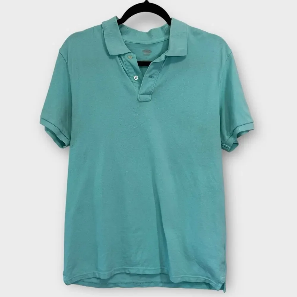 Bundle of 4 bright & pastel men’s polo shirts size medium pink, teal, baby blue - Picture 8 of 10